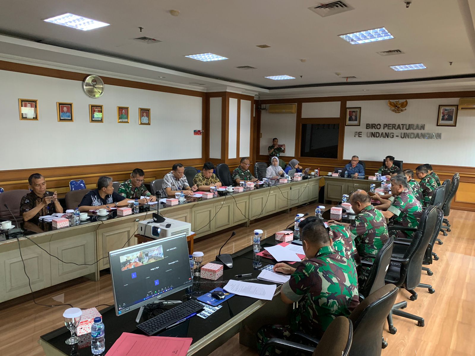 Rapat Harmonisasi Rancangan Peraturan Menteri Pertahanan tentang Kebijakan Pertahanan Negara Tahun 2024