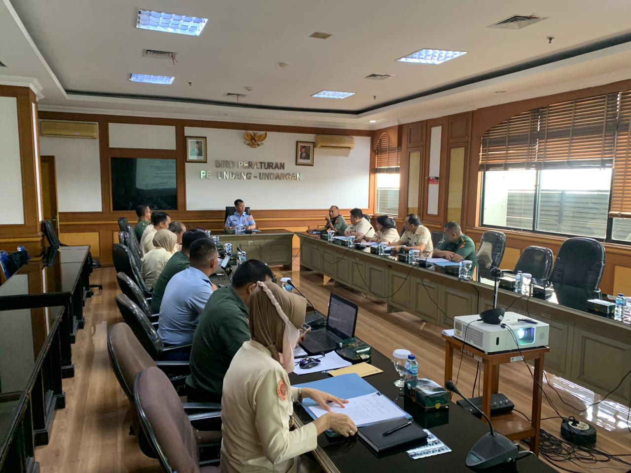 Rapat Harmonisasi Rancangan Peraturan Dirjen Renhan Kemhan tentang Tata Cara Penyusunan Rancangan Awal Rencana Kerja di lingkungan Kemhan dan TNI