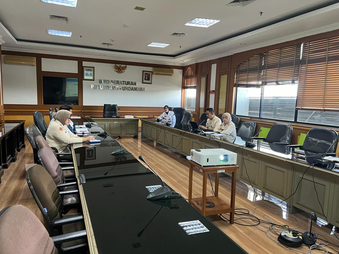 Rapat Pelaksanaan Sistem JDIH di Lingkungan Kementerian Pertahanan