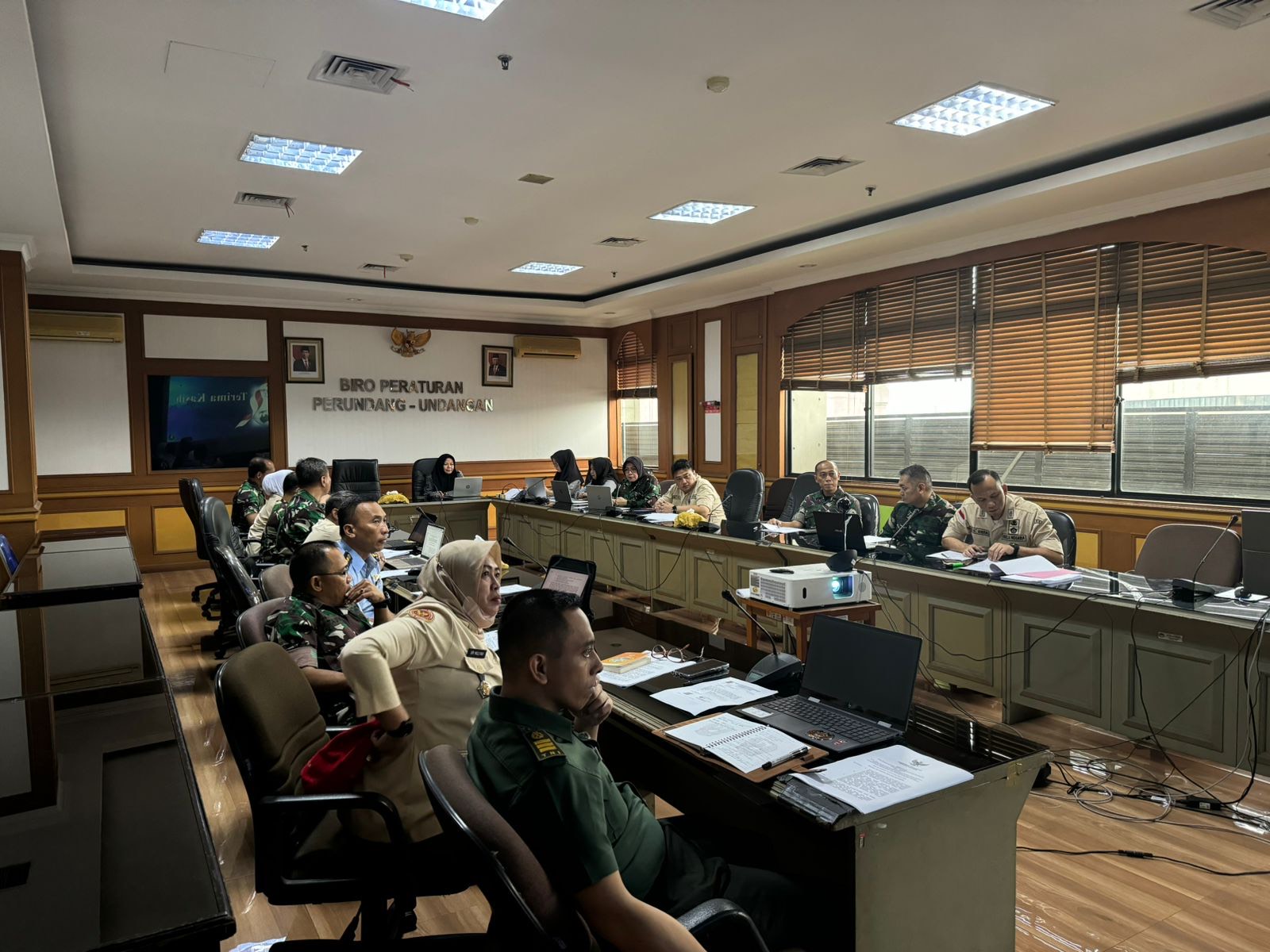 Rapat Harmonisasi Rancangan Permenhan tentang Tata Cara Pelaksanaan Pemanfaatan Barang Milik Negara Berupa Tanah dan/atau Bangunan di Lingkungan Kementerian Pertahanan dan Tentara Nasional Indonesia
