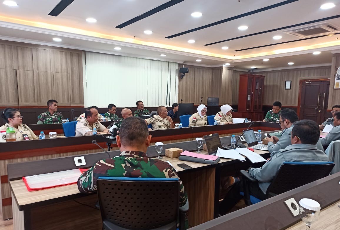 Rapat R. Permenhan tentang Pedoman Kriteria Praktik Terbaik (Best Practise) Pelaksanaan Pembinaan Kesadaran Bela Negara.